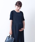 授乳ブラ マタニティ ノースリーブ タック ワ...の詳細画像4