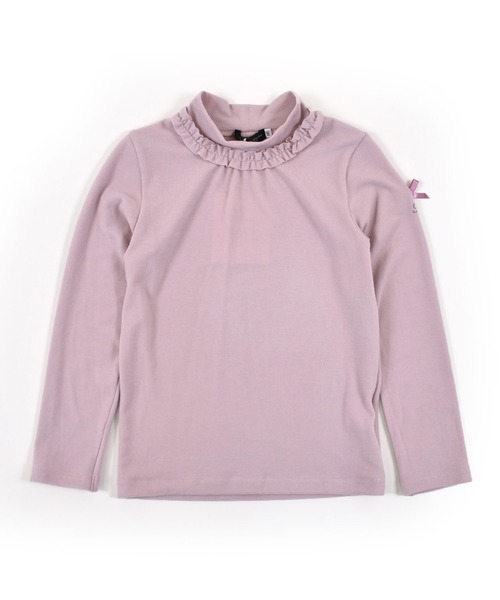 BeBe（ベベ） tシャツ BeBe/日本製ラグウォームハイネックストレッチT