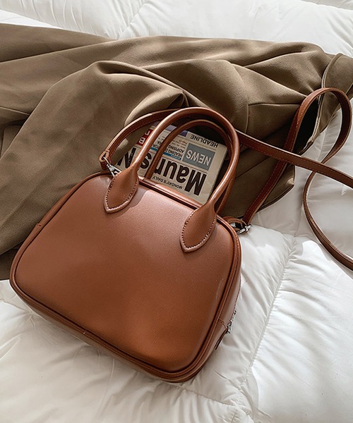 SMILE ORCHID ショルダーバッグ バッグ 2wayスクエアフェイクレザー