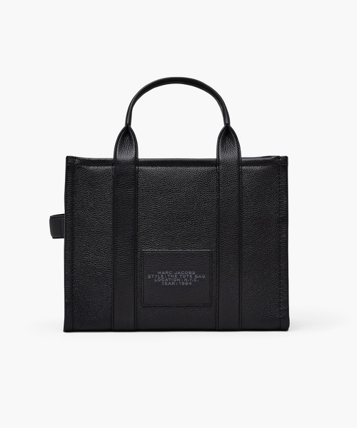 美品 MARC JACOBS ブラックトートバッグ シボ革 - メルカリ