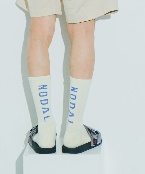 NODAL（ノーダル） 靴下 LOGO SOCKSロゴソックス(ユニセックス) メンズ