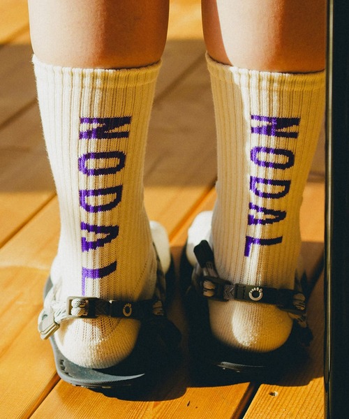 NODAL（ノーダル） 靴下 LOGO SOCKSロゴソックス(ユニセックス) メンズ