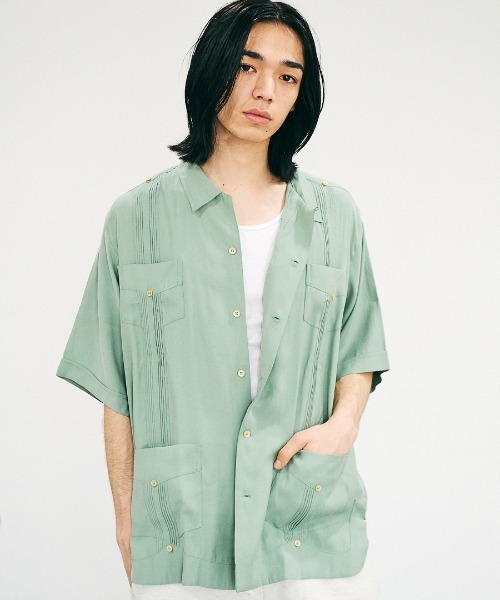SUNNY SPORTS（サニースポーツ） シャツ 半袖 CUBAN SHIRT レーヨン