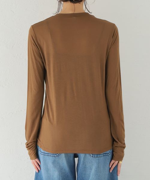 tシャツ 「BASERANGE/ベースレンジ」CORE LONG SLEEVE TEE レディース BASERANGE tシャツ Tシャツ 「BASERANGE/ベースレンジ」CORE