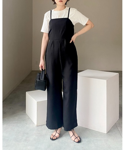 サロペット・オーバーオール・オールインワン shuro She's Closet サロペット オーバーオール バックシャーリングハイ