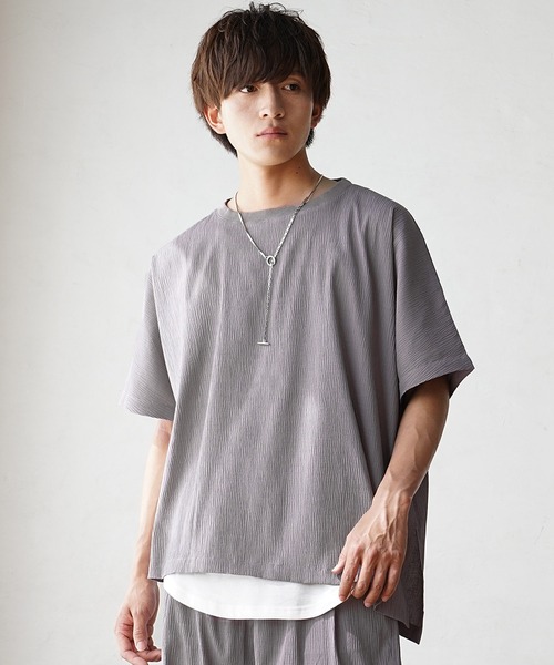 MinoriTY（マイノリティ） tシャツ 「MinoriTY」楊柳アシンメトリー