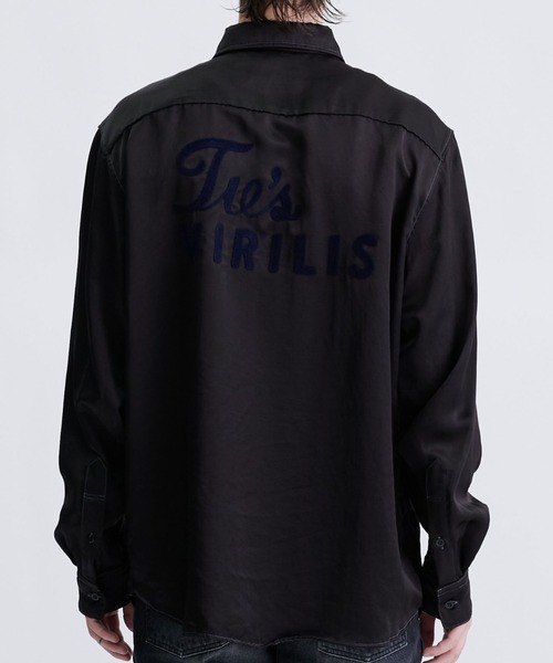 VIRILIS 半袖シャツ 48 TOGA VIRILIS シャツ Panel print S/S shirt メンズ : ZOZOTOWN