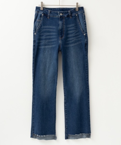 NAVY ジーンズ デニム デニムパンツ GOOD STYLE JEANS 裾フリンジ
