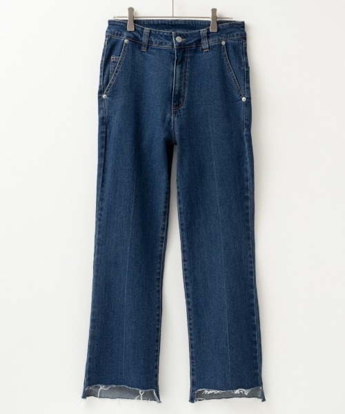 NAVY ジーンズ デニム デニムパンツ GOOD STYLE JEANS 裾フリンジ
