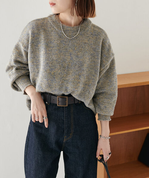 Discoat（ディスコート） ニット セーター 「WEB限定」ふわメランジ