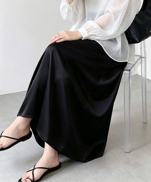 スカート サテンフレアスカート : ZOZOTOWN Yahoo!店 - 通販 - Yahoo