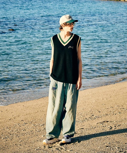 glamb（グラム） ベスト ジレ Tilden Knit Vest / チルデンニット