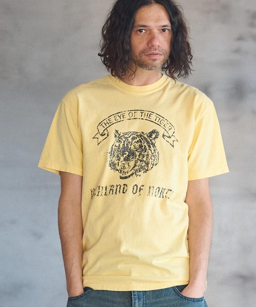CAMBIO tシャツ mt8927- ヴィンテージ風Tシャツ（Tiger） メンズ