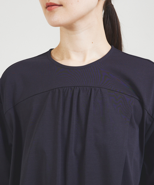 qualite tシャツ アシメフロントカットソー レディース