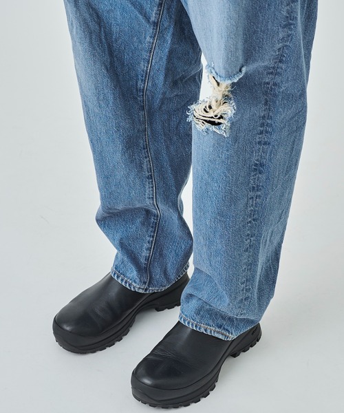 URU（ウル） ワイドパンツ ジーンズ DENIM PANTS メンズ : ZOZOTOWN