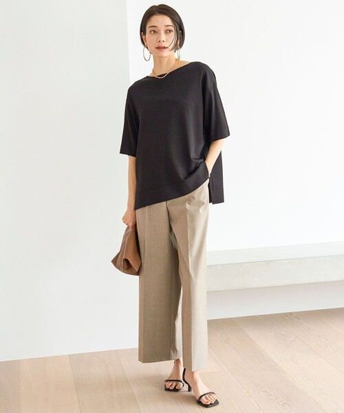 UNFILO パンツ 「新色追加」イージーワイドパンツ レディース