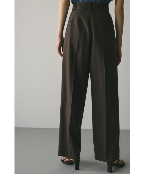 【emiche】ベーシックパンツ_２色 STYLEMIXER スラックス パンツ ベーシックツータックパンツ