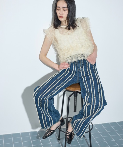 THE YOn」 デニムパンツ M ブルー レディース : 84897071 : ZOZOTOWN  