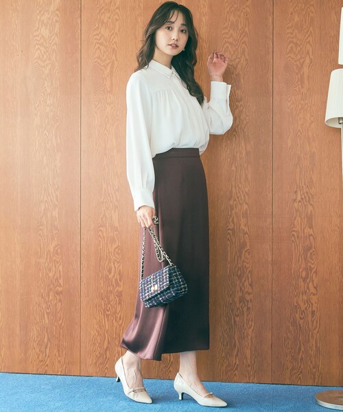 ブラウス シャツ 「洗える」ビジュー ブラウス レディース any SiS ブラウス シャツ 「洗える」ビジュー レディース
