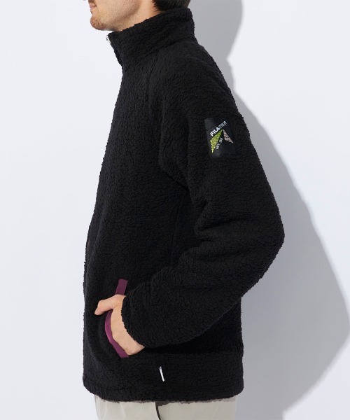 FILA モコモコブルゾン　Lサイズ FILA - FILA ファーフーディージャケット モコモコ be first
