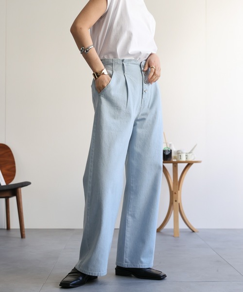 $APMODE ASAPMODE デニム S Creased Washed Wide Denim Pants – A$APMODE