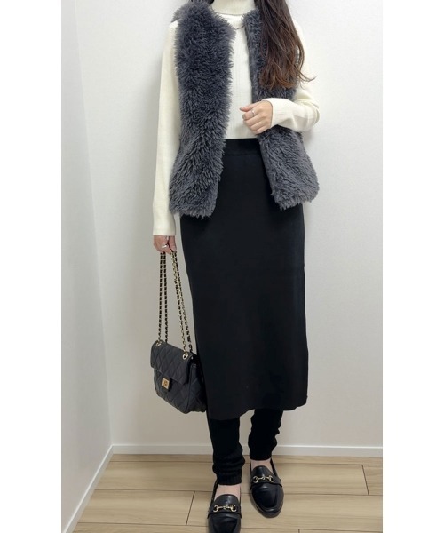 CHIC STYLE（シックスタイル） スカート レギンス付ニットタイト