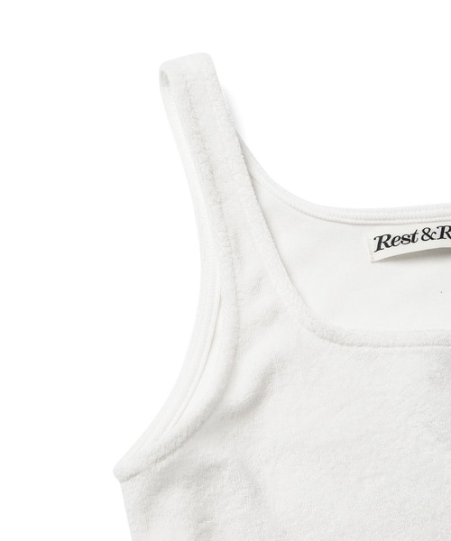 [REST&RECREATION] RR TERRY タンクトップ ★新作★韓国★人気★ ☆韓国人気☆Rest & Recreation☆RR TERRY TANK TOP (Rest