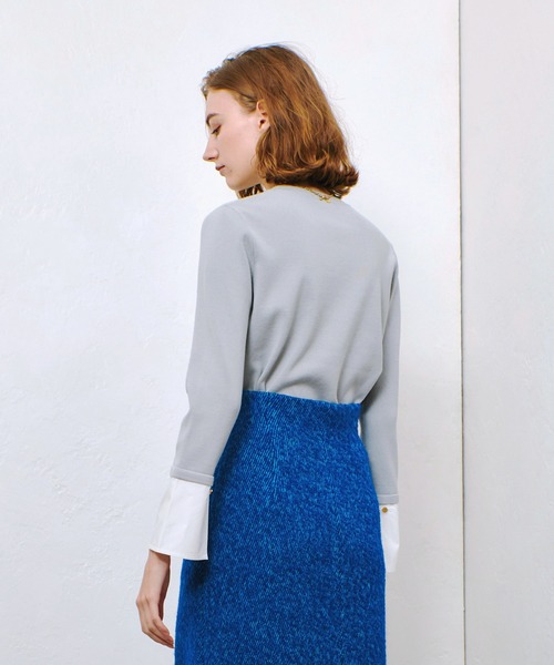 アルアバイル　カフスドッキングプルオーバー⭐︎新品⭐︎ allureville ニット セーター カフスドッキングプルオーバー