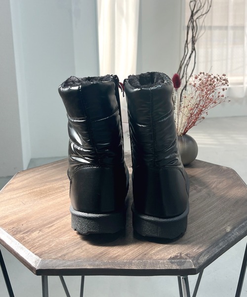 LUGG NAGG（ラグナグ） ブーツ 「防寒・内ボア」キルティングブーツ