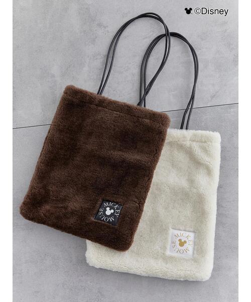 Te chichi（テチチ） ハンドバッグ 「Disney」ミッキー/ボアファー