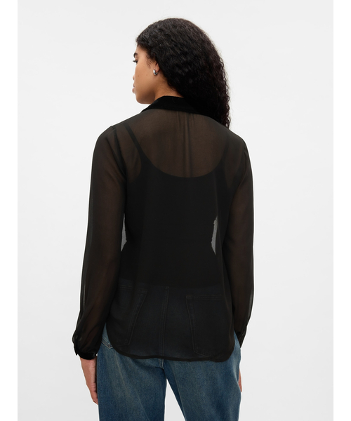 GAP ブラウス シャツ パーフェクト ビブヨークシャツ レディース