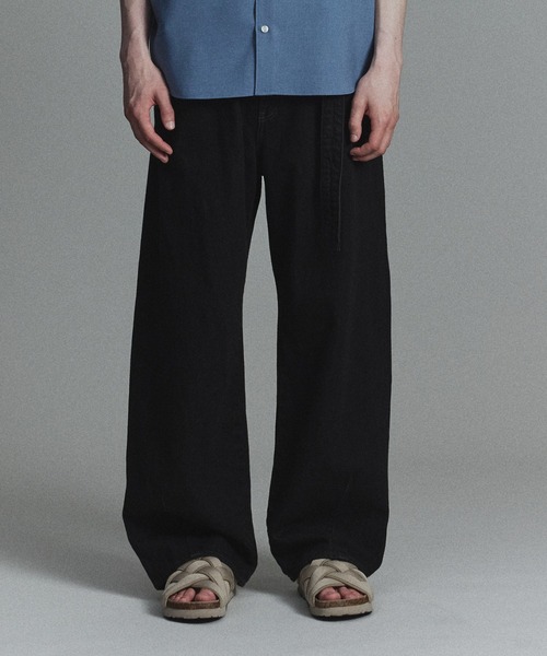 PUBLIC TOKYO ジーンズ SHIOTA BASIC ベルテッドデニムパンツ