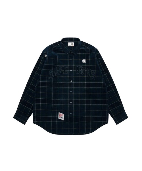 エイプ　コーデュロイシャツ A BATHING APE® コーデュロイ シャツ | ニュートラル | FARFETCH JP