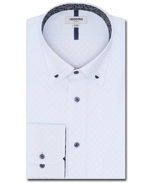 renoma HOMME フォーマル シャツ 「形態安定」レノマ オム 3枚衿