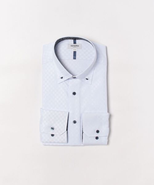 renoma HOMME フォーマル シャツ 「形態安定」レノマ オム 3枚衿