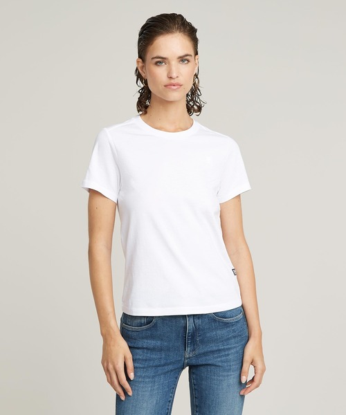 tシャツ NIFOUS TOP/ベーシックワンポイントロゴTシャツ レディース