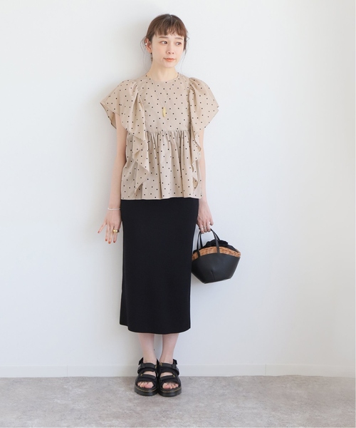 「JOURNAL STANDARD」 半袖ブラウス FREE ブラック レディース JOURNAL STANDARD 「JOURNAL STANDARD」 半袖ブラウス FREE