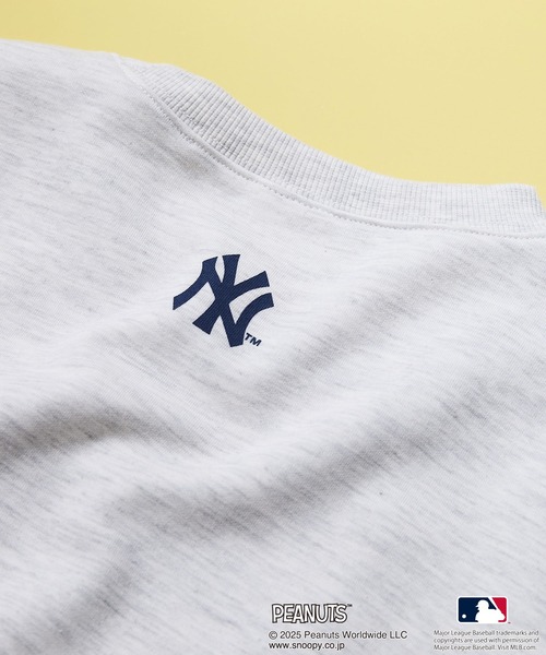 MLB トレーナー スウェット 「MLB ×PEANUTS」オリジナルデザイン