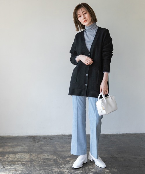 「A part by」 ニットカーディガン FREE オフホワイト レディース_画像9