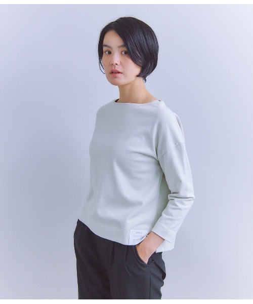 tシャツ French Terry ガゼット付きプルオーバー レディース