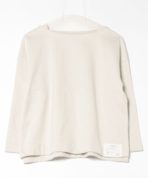 SIPULI / シプリ French Terry ガゼット付きプルオーバー French Terry ガゼット付きプルオーバー （カットソー）｜SIPULI