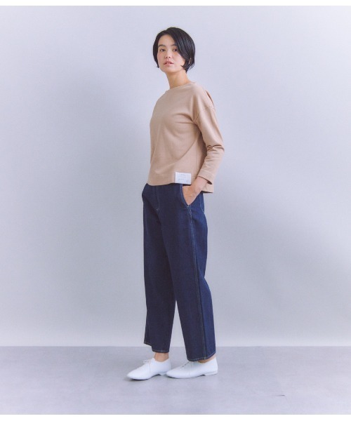 SIPULI / シプリ French Terry ガゼット付きプルオーバー SIPULI tシャツ French Terry ガゼット付きプルオーバー