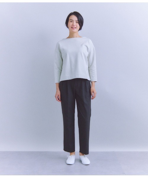 SIPULI / シプリ French Terry ガゼット付きプルオーバー French Terry ガゼット付きプルオーバー