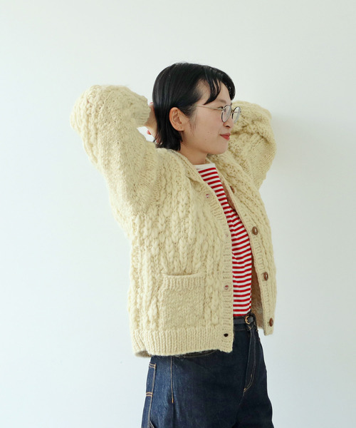 PAR ICI（パーリッシィ） カーディガン ネパールハンドニット ショール