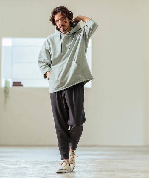 Magine（マージン） パンツ mp13238- Seersucker Two Tuck Design