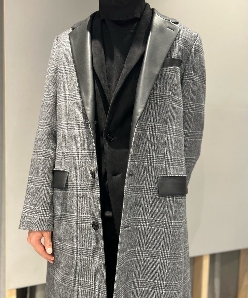 LOVELESS チェスターコート　ブラック　Sサイズ LOVELESS（ラブレス） チェスターコート S ブラック メンズ : ZOZOTOWN