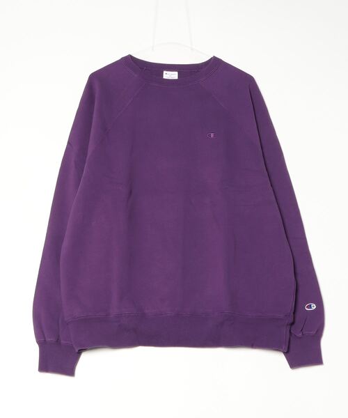 Champion 紫クルーネック トレーナー/スウェット Champion トレーナー スウェット ( チャンピオン ) クルーネック