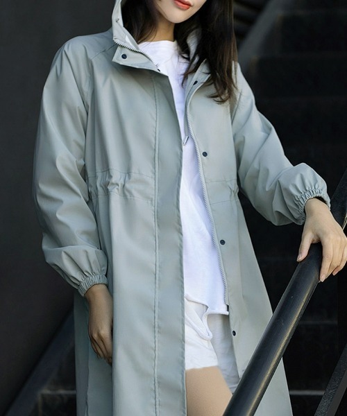 【値下げ】On parka ネイビー フード付きロングレインコート 楽天市場】nifty colors ニフティーカラーズ レインコート
