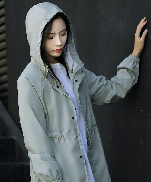 SEU レインコート カッパ 「UVカット＆はっ水」着る日傘 超撥水 新感覚