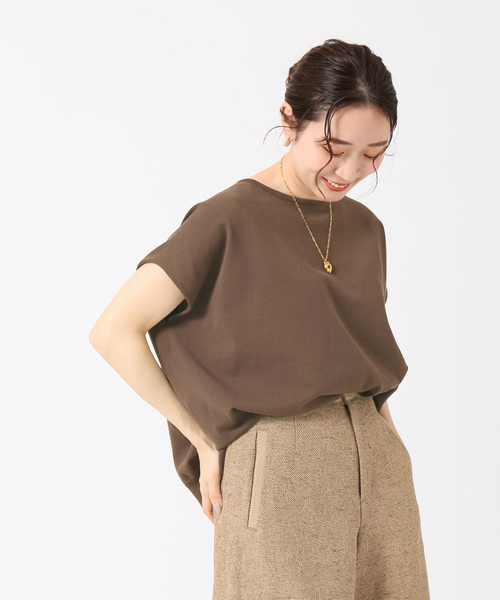 「VERMEIL par iena」 半袖ニット FREE ブラウン レディース IENA 「IENA」 半袖ニット FREE ブラウン レディース : ZOZOTOWN